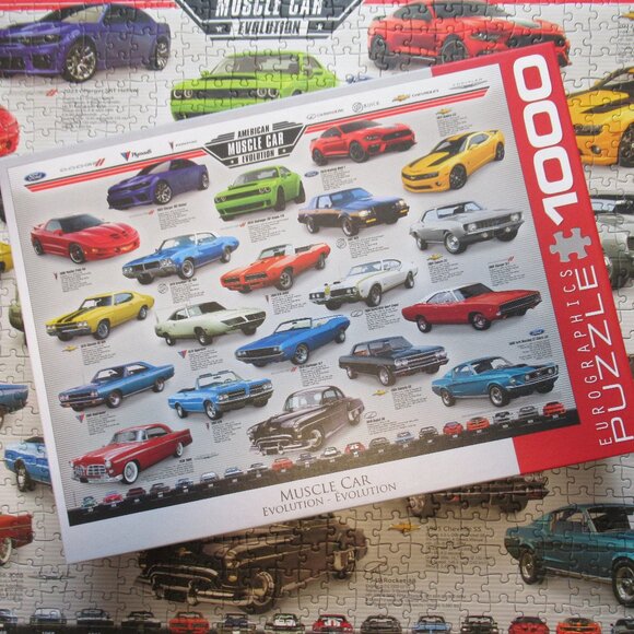 Muscle Car Evolution Puzzle - Picture 1 of 14